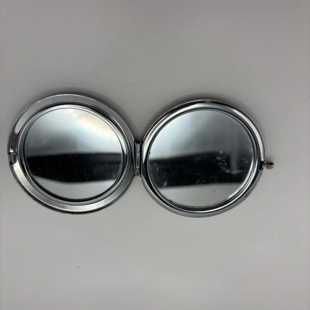 Amsterdam Gold Silver Compact Mirror